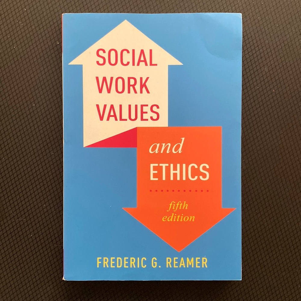 Social work values and ethics book